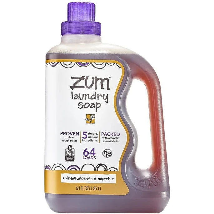 Frankincense & Myrrh 64 oz Zum Laundry Soap