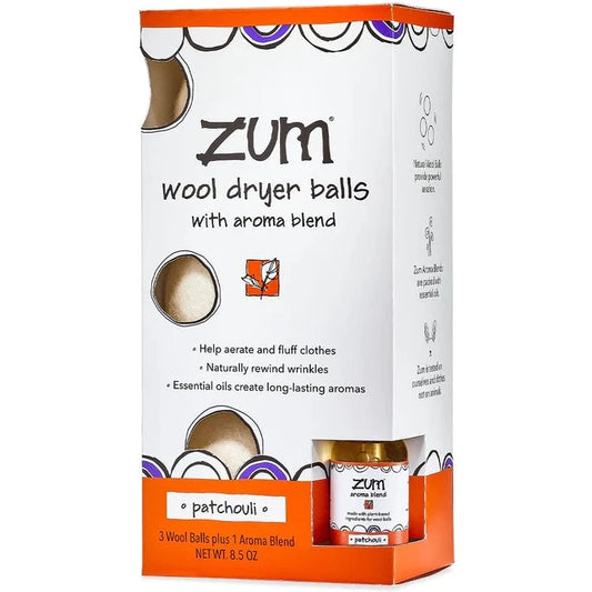 Patchouli Zum Wool Dryer Balls Kit