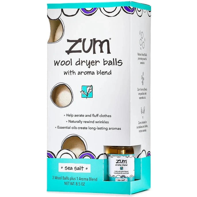 Sea Salt Zum Wool Dryer Balls Kit