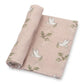 Lolly Banks Dove Swaddle Muslin Blanket