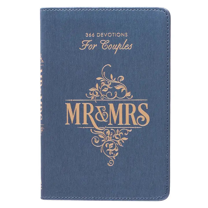 Mr. & Mrs. 366 Devotionals for Couples- Blue