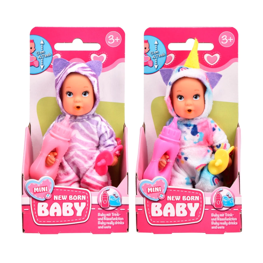 Mini Onesie Fun Newborn Baby Doll