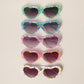 Kids floral Pattern Heart Shape Sunglasses F045