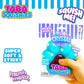 Taba Squishies Mushmeez Crystal Clear Shapes with Glitter Sensory Toy