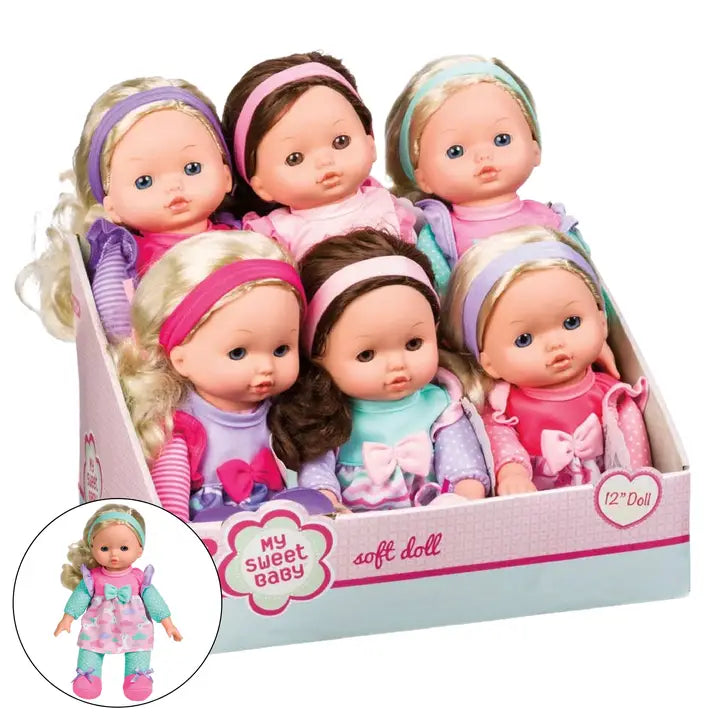 My Sweet Baby 12" Soft Bodied Doll