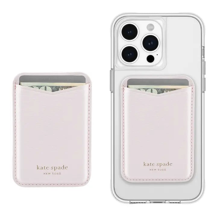 Kate Spade New York Wallet Magsafe Pale Dogwood- Light Pink