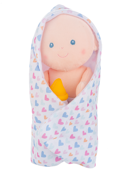 Swaddle & Bottle Baby Doll