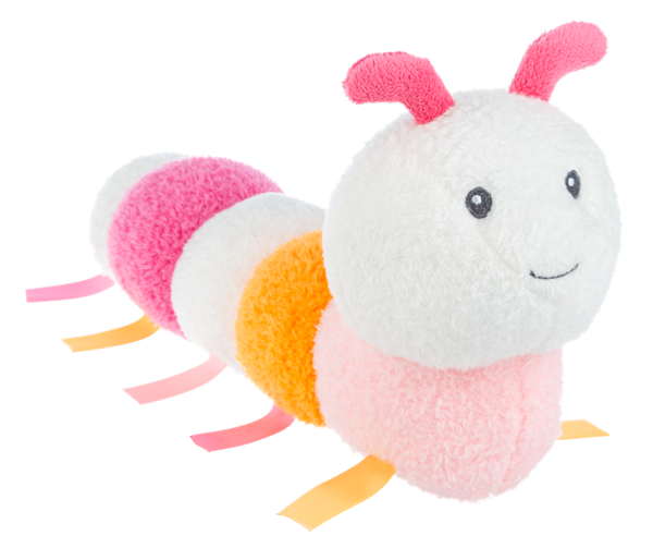 Baby Ganz 14" Glow Worm- Pink