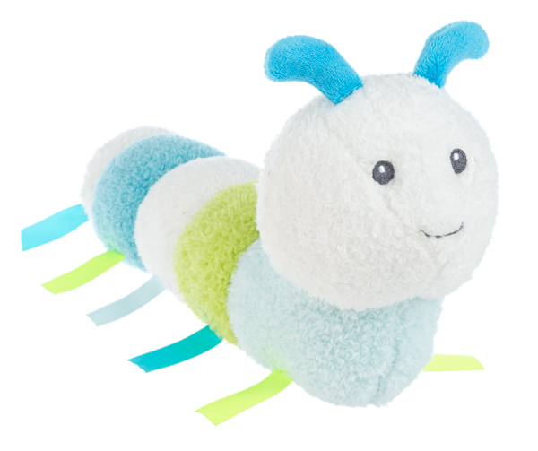 Baby Ganz 14" Glow Worm- Blue