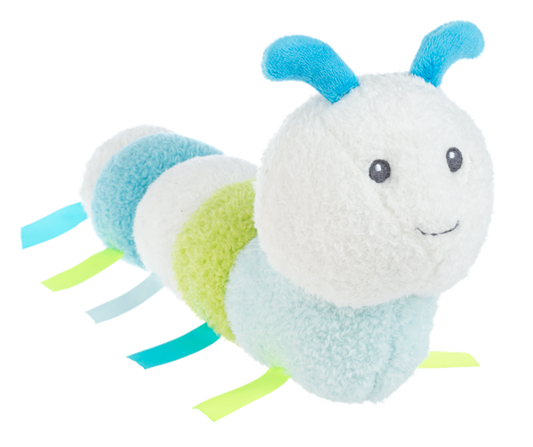 Baby Ganz 14" Glow Worm- Blue