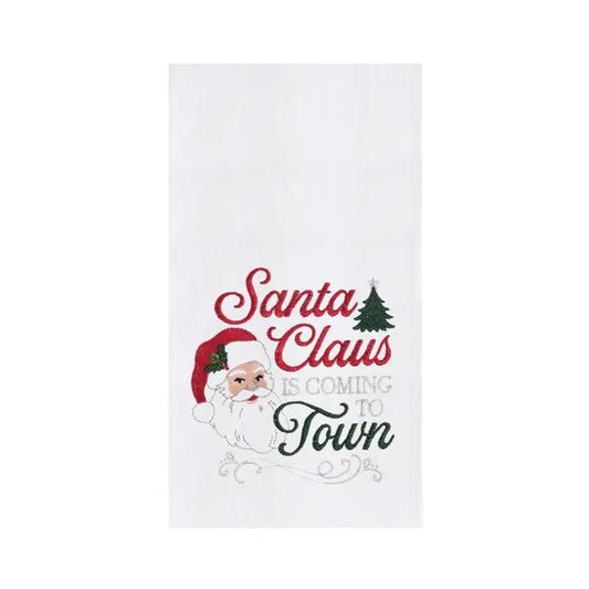 Santa Claus Is Coming To Town Towel