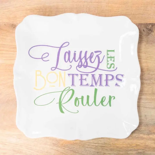 Laissez Les Bon Temps Platter 11.5x11.5