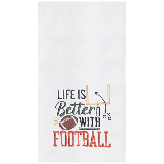 Life Is Better with Football Hand Towel