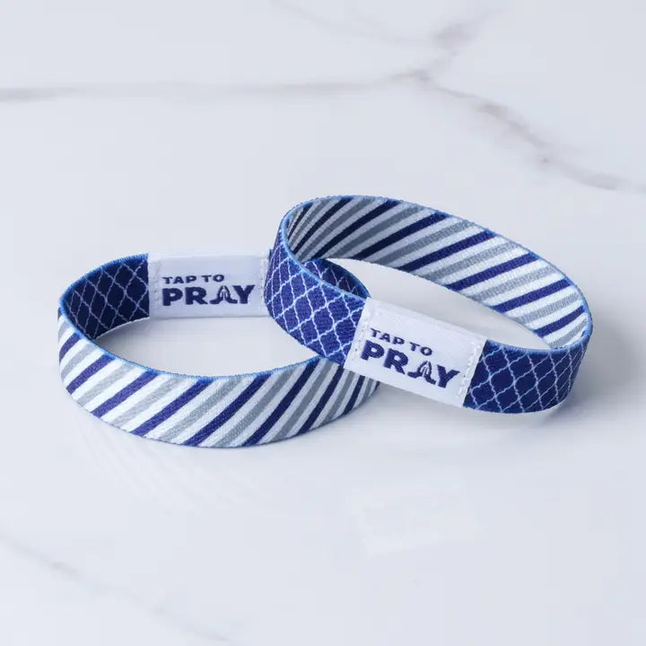 MEDIUM Tap To Pray™ Wristbands - Graphite & Ink