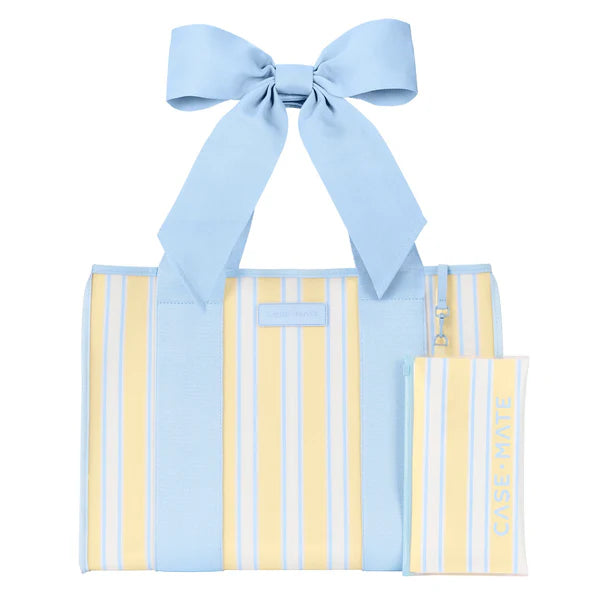 Case-Mate Jelly Tote-Cabana Stripe Bow