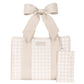 Case-Mate Jelly Tote- Latte Gingham Bow