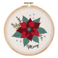 Embroidered Christmas Botanical Wall Decor