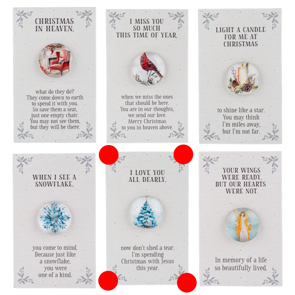 I Love You All Dearly Christmas TreeMemorial Pocket Token