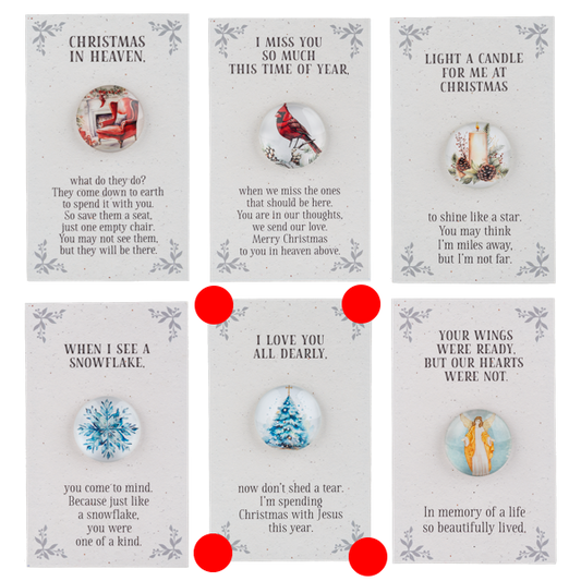 I Love You All Dearly Christmas TreeMemorial Pocket Token