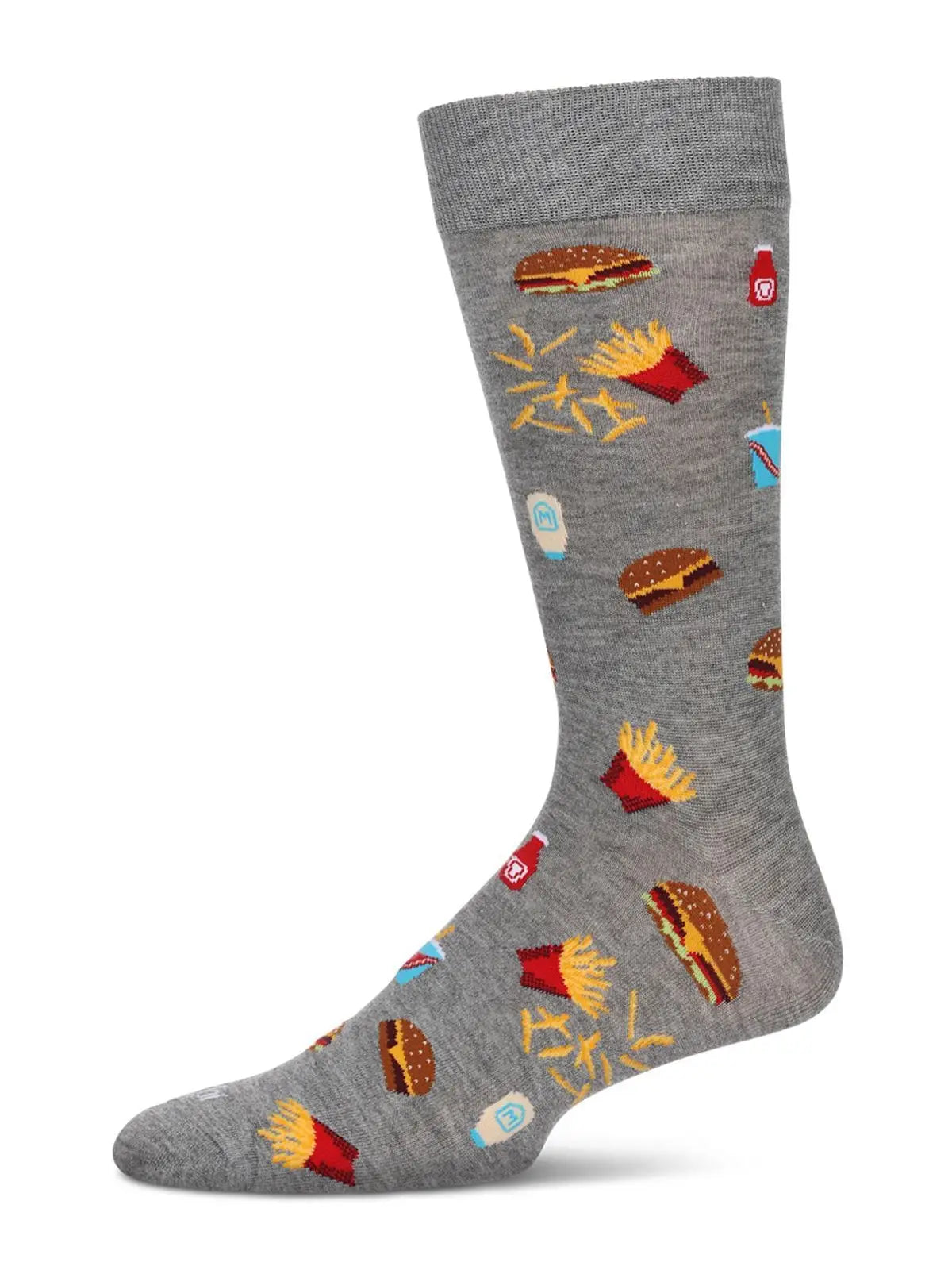 Men's Burgers & Fries Crew Socks