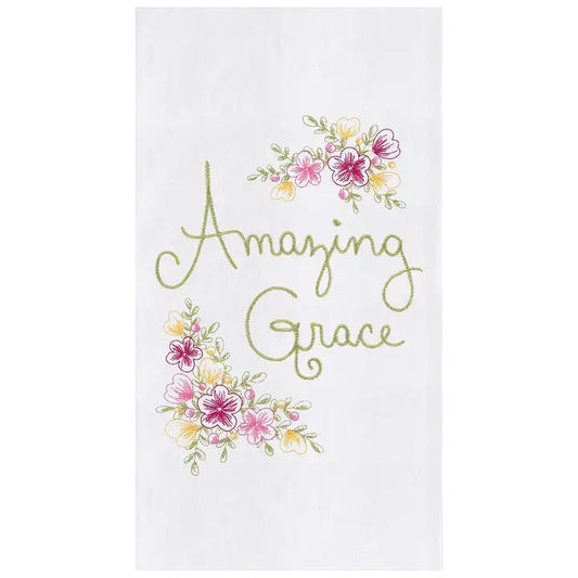 Amazing Grace Floral Hand Towel