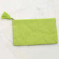 Jute Cosmetic Bag-Lime