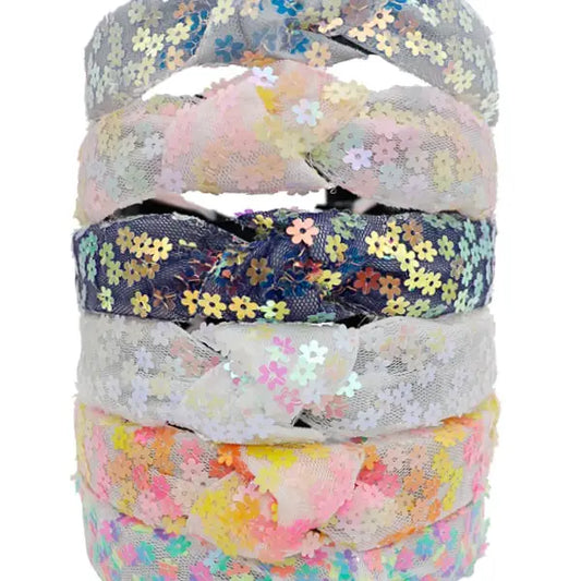 Flower Sequin Headband