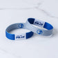 LARGE Tap To Pray™ Wristbands - Navy & Grey