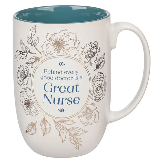 Mug Teal Great Nurse Phil, 4:13