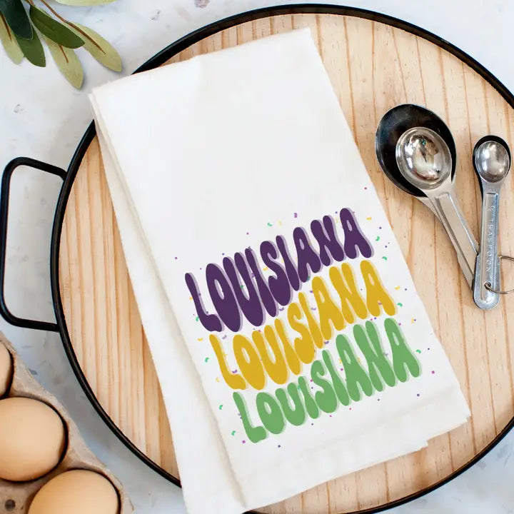 Mardi Gras Louisiana Kitchen Towel