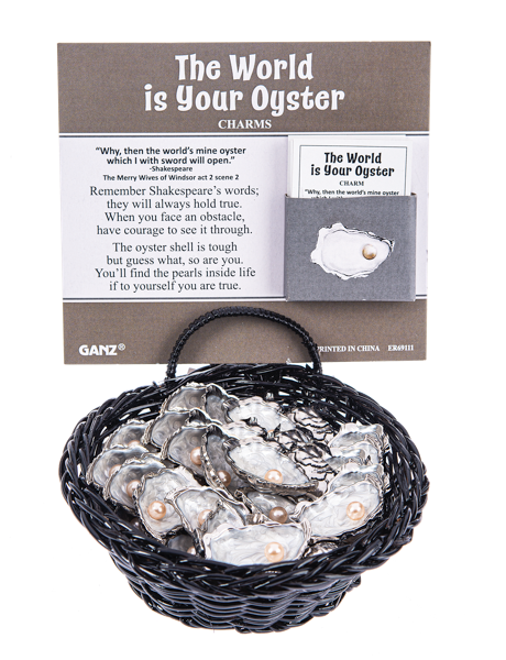 The World is Your Oyster Charm