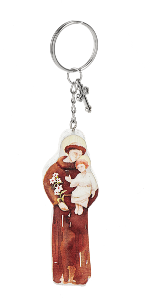 St Anthony Keychain- Ganz