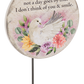Memorial Plaque Stake- Grandpa Not a Day goes by that I don't think of you & smile
