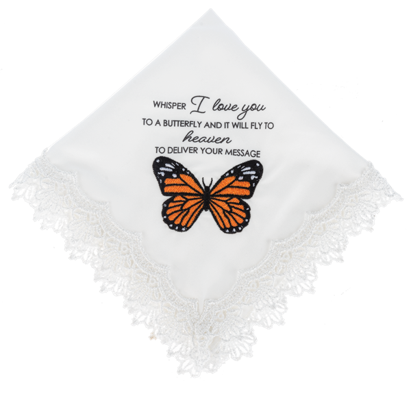 Memorial Handkerchief Butterfly