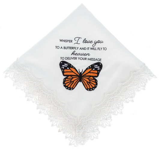 Memorial Handkerchief Butterfly