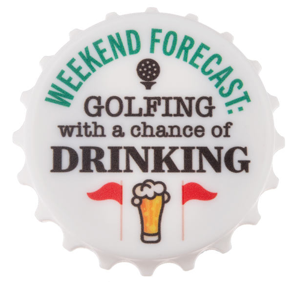 Golf Magnet Bottle Opener