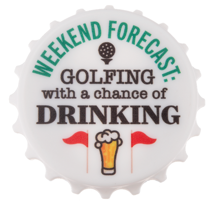 Golf Magnet Bottle Opener