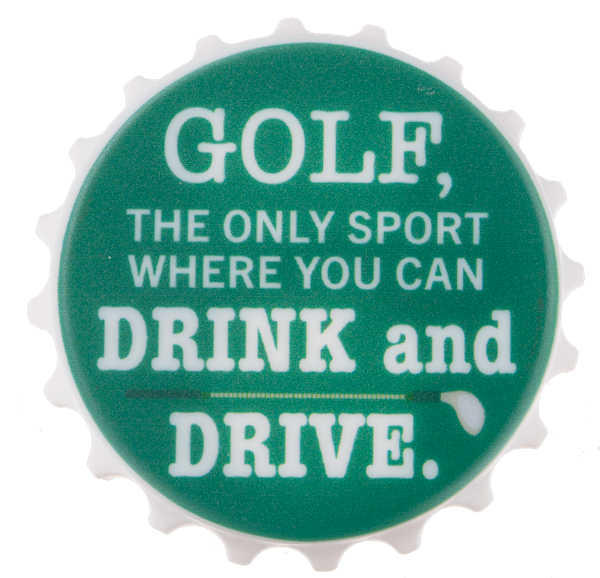 Golf Magnet Bottle Opener
