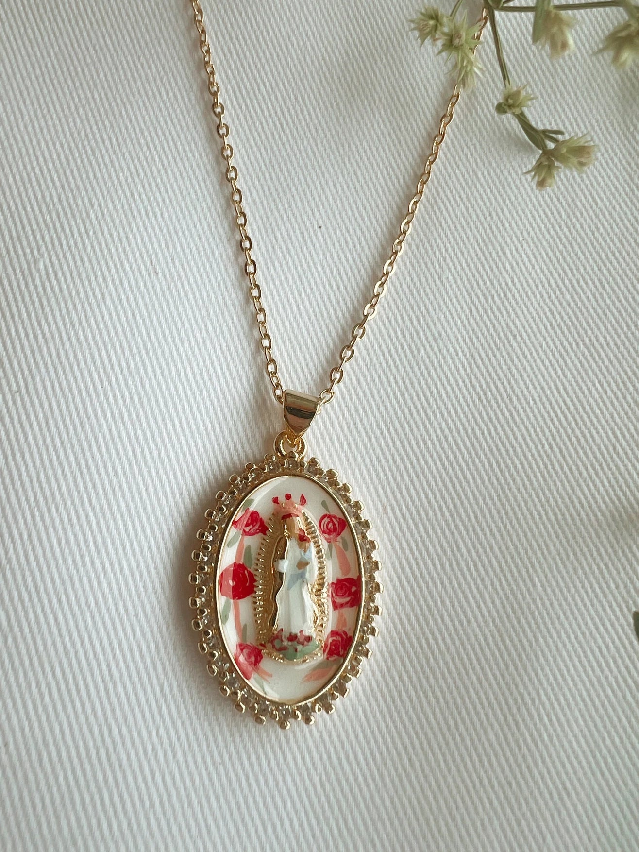 Harleigh Leonards Our Lady of Prompt Succor Necklace