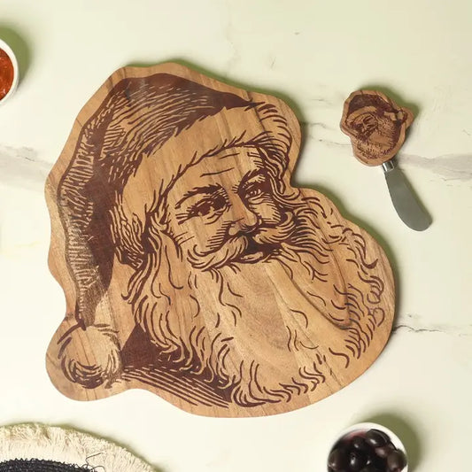 Santa Wood Board W/Spreader