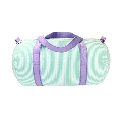 Mermaid Seersucker Baby Duffel Bag