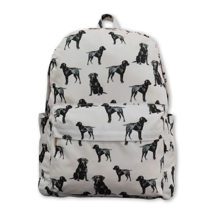 Dog Print Boy Backpack