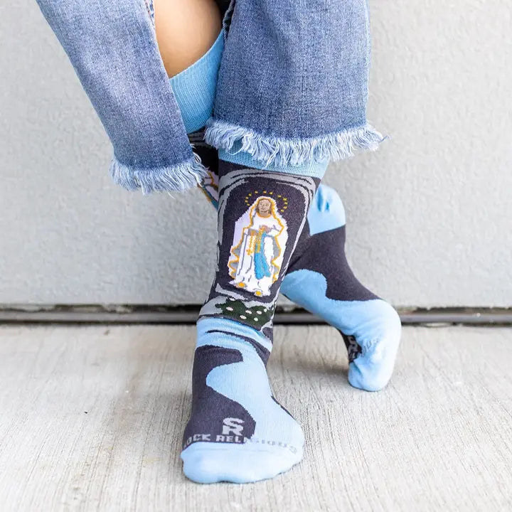 Our Lady of Lourdes Adult Socks