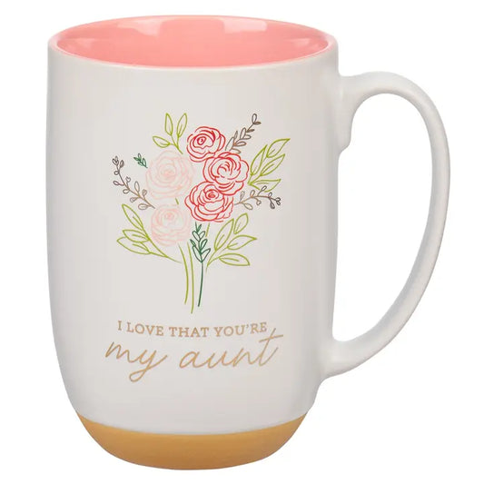 Mug Pink Love That You're My Aunt Prov. 31:25