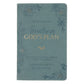 Devotional Trusting God's Plan- Blue Faux Leather