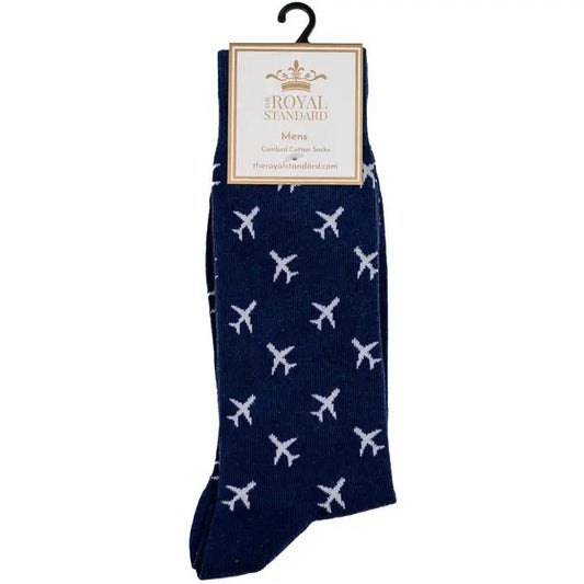 Men's Airplane Crew Socks