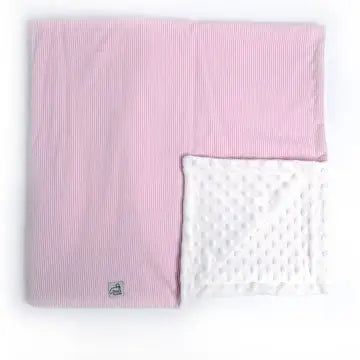 Seersucker Minky Dot Blanket