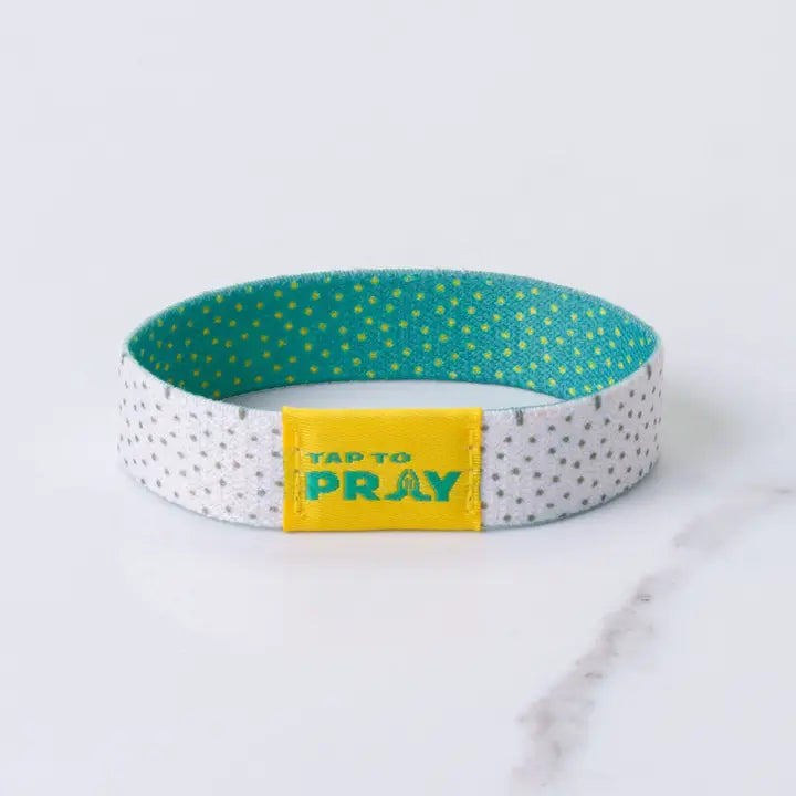 MEDIUM Tap To Pray™ - Kingfolk Series Wristband - Pause + Pray