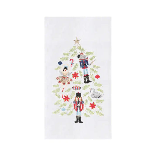 Christmas Nutcracker Tree Hand Towel