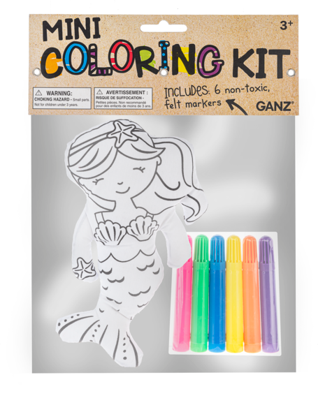 Mermaid Mini Coloring Kit